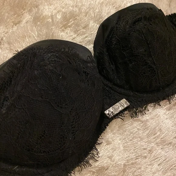 Diesel strapless black lace sexy bra 34D - Picture 4 of 8